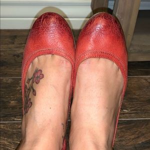 Frye Ballet Flats- Red